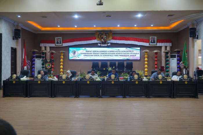 Rapat Komisi A Pembahasan Terkait Gangguan Ginjal Akut di Gorontalo