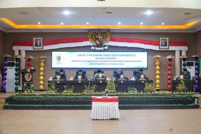 DPRD Kota Gorontalo Gelar Paripurna APBD 2023 Kota Gorontalo